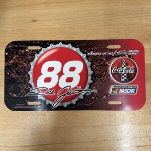 Dale Jarrett #88 Coca-Cola Racing License Plate NASCAR WinCraft USA